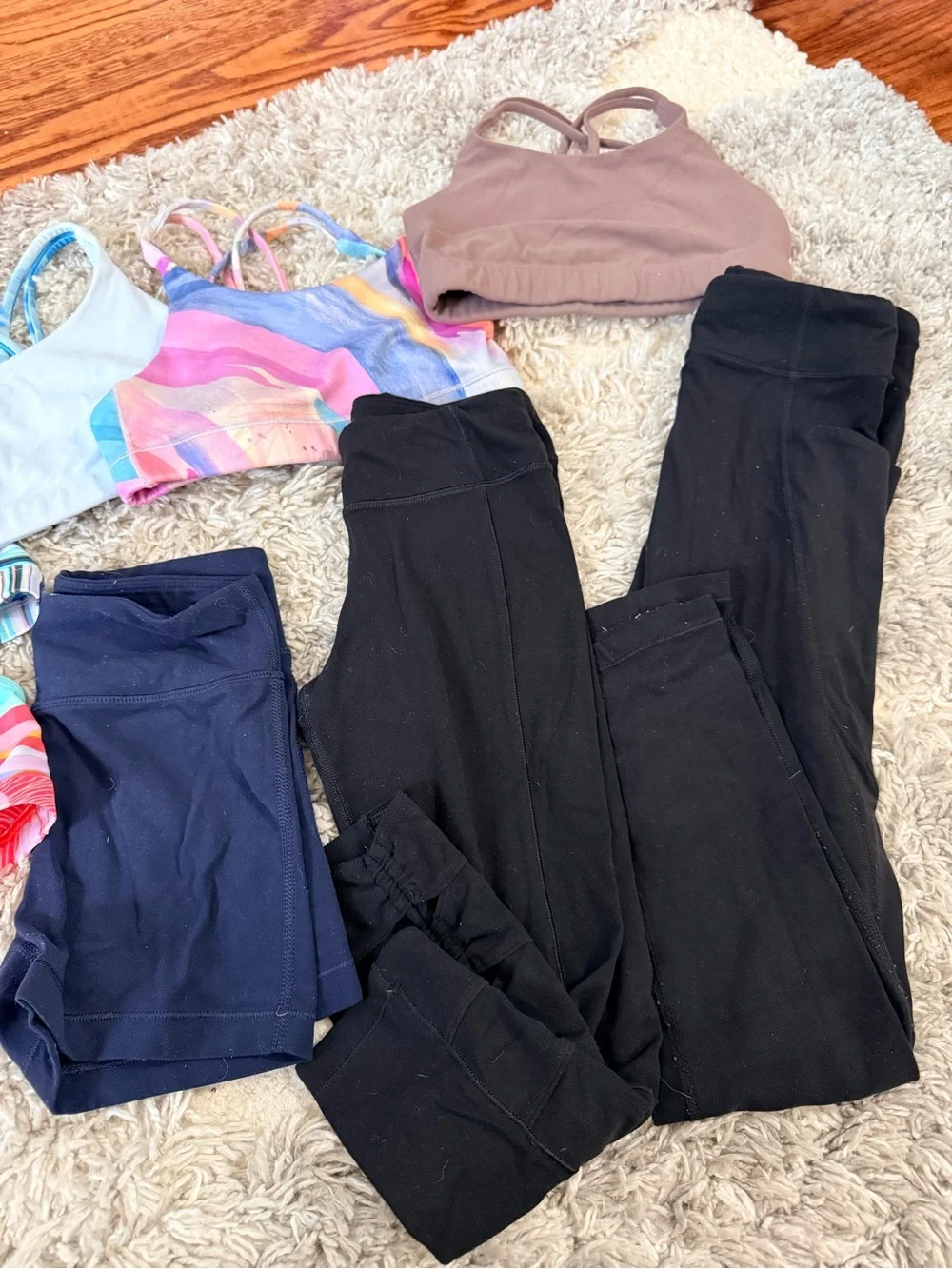 Athleta Girls Bundle - Leggings, Shirts and Sports Bras